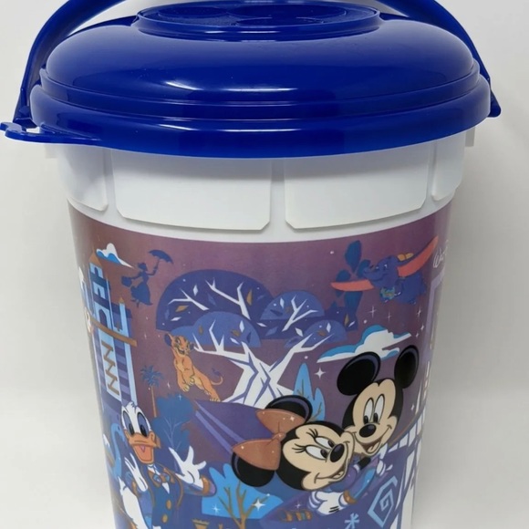 Disney 50th Anniversary Popcorn Bucket - Mickey Figment Pluto Orange Bird Donald - Picture 4 of 9